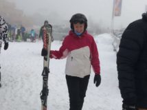 Sarah-Skiing